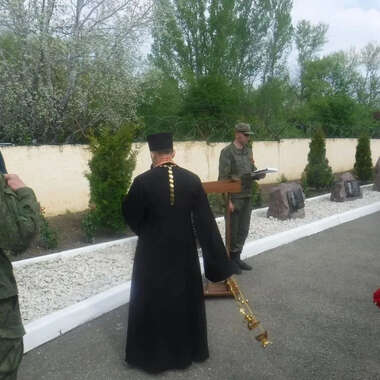Открытие мемориальных досок в честь погибших воинов СВО